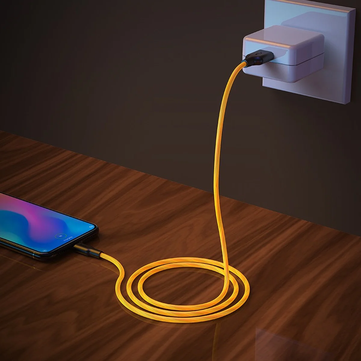 Дата кабель Hoco X21 Plus Silicone Type-C Cable (1m) Black / Yellow