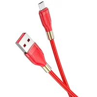Дата кабель Hoco U92 "Gold collar" MicroUSB (1.2 m) Красный