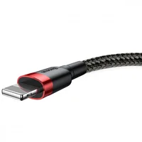 Дата кабель Baseus Cafule Lightning Cable 2.4A (1m) Красный / Черный