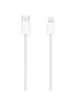 Дата кабель USB-C to Lightning FineWoven Mac PD for Apple (AAA) (1m) (no box) White
