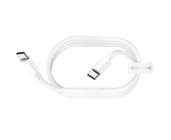 Дата кабель Borofone BX44 High-energy Type-C to Type-C 100W (1m) Белый
