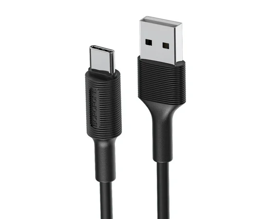 Дата кабель Borofone BX1 EzSync USB to Type-C (1m) Черный
