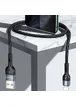 Дата кабель Usams US-SJ448 U55 Aluminum Alloy Braided USB to Lightning (1m) Black