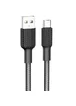 Дата кабель Hoco X69 Jaeger USB to Type-C (1m) Black / White