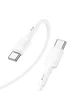 Дата кабель Hoco X83 Victory PD 60W Type-C to Type-C (1m) White