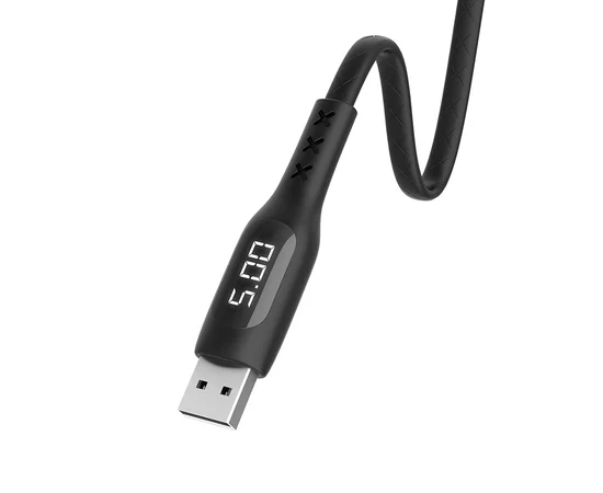 Дата кабель Hoco S6 Sentinel USB to Lightning (1.2m) Черный