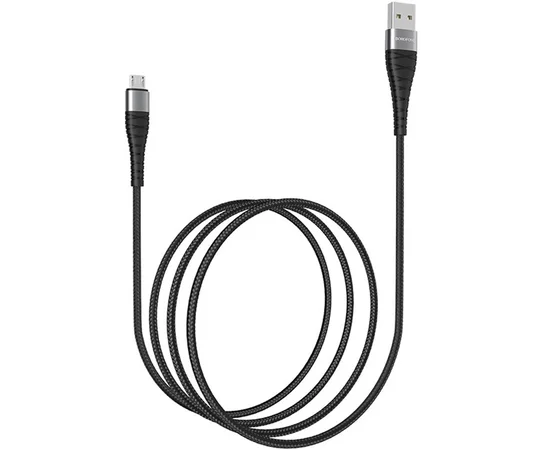 Дата кабель Borofone BX32 Munificent USB to MicroUSB (1m) Black