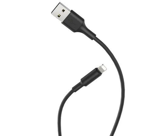 Дата кабель Hoco X25 Soarer Lightning Cable (1m) Черный