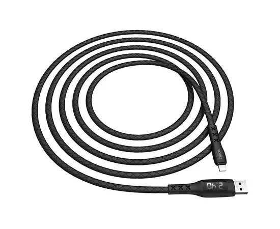 Дата кабель Hoco S6 Sentinel USB to Lightning (1.2m) Черный