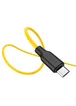 Дата кабель Hoco X21 Plus Silicone MicroUSB Cable (0.25m) Black / Orange
