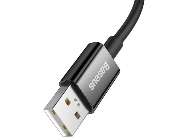 Дата кабель Baseus Superior Series (SUPERVOOC) Fast Charging USB to Type-C 65W 1m (CAYS00090) Black