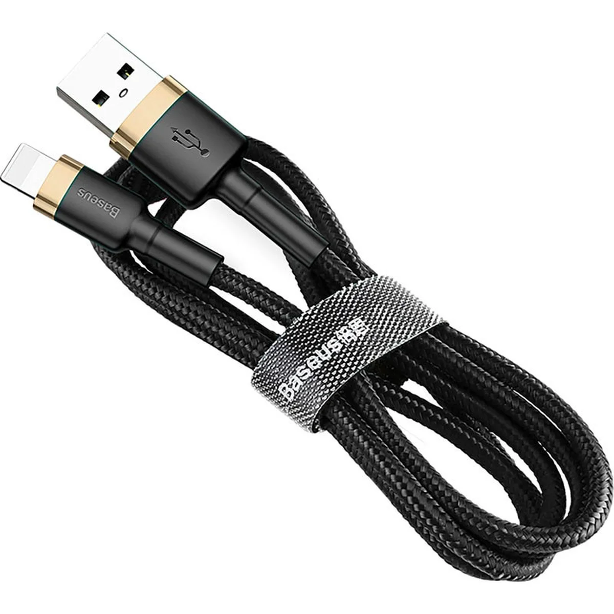 Дата кабель Baseus Cafule Lightning Cable 1.5A (2m) (CALKLF-C) Золотой / Черный