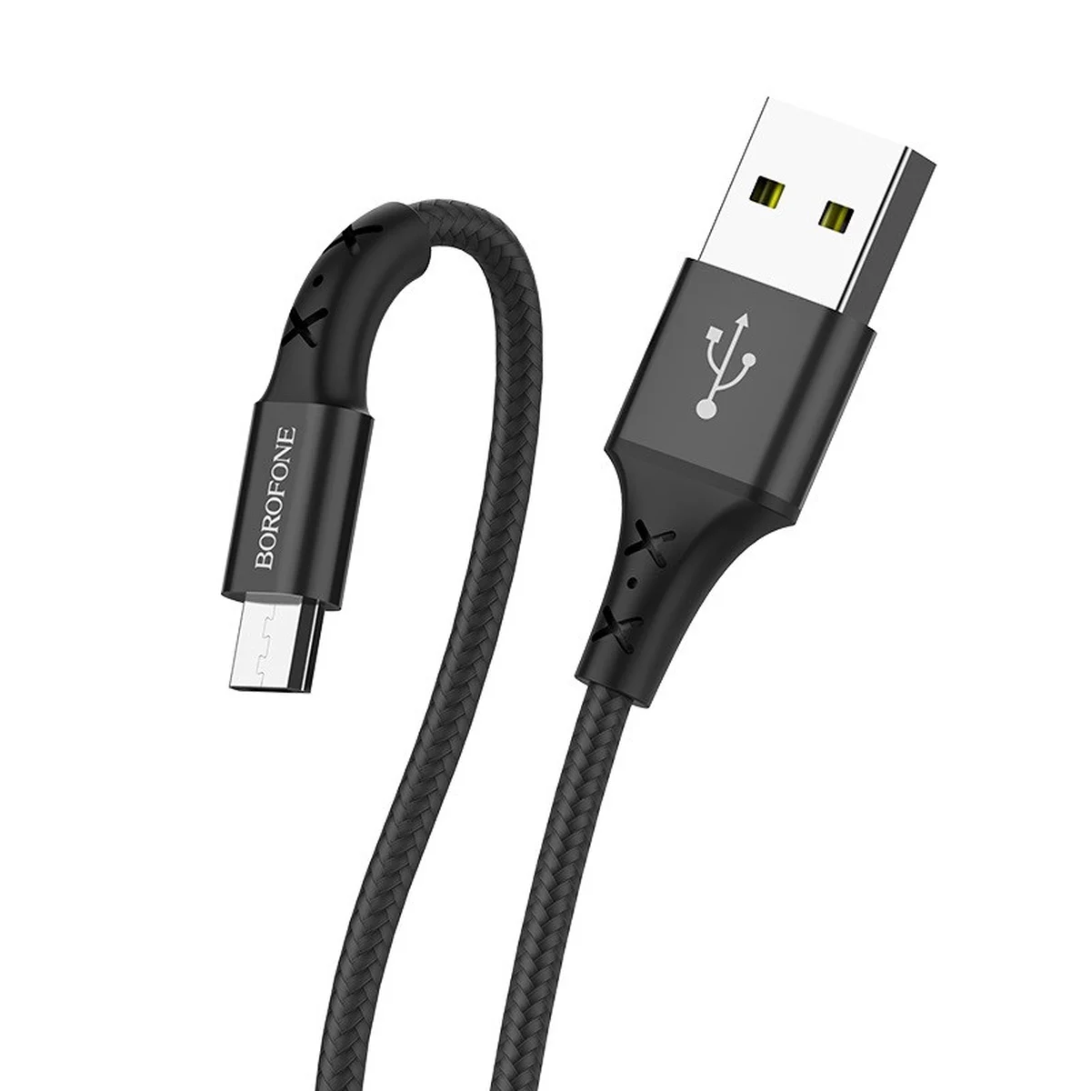 Дата кабель Borofone BX20 Enjoy USB to MicroUSB (1m) Чорний