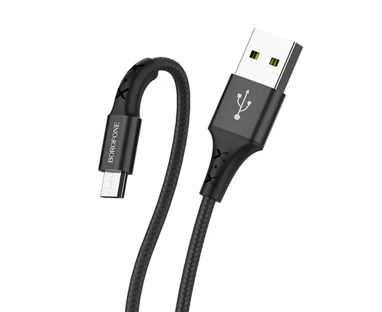 Дата кабель Borofone BX20 Enjoy USB to MicroUSB (1m) Черный