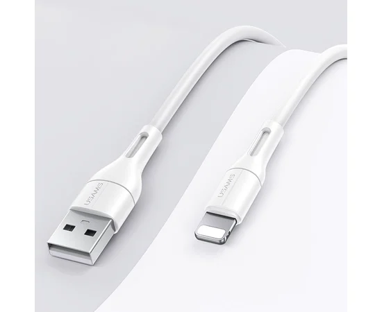 Дата кабель USAMS US-SJ500 U68 USB to Lightning (1m) Белый