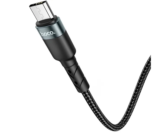 Дата кабель Hoco DU46 Charging USB to MicroUSB (1m) Черный
