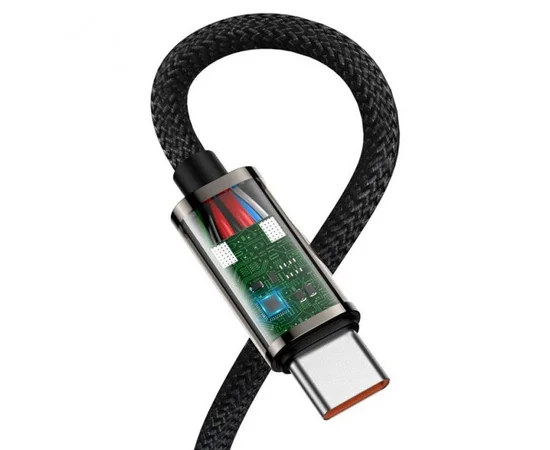 Дата кабель Baseus Legend Series Elbow Type-C to Type-C 100W (1m) (CATCS-01) Black