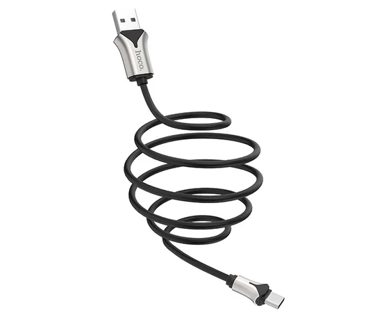 Дата кабель Hoco U67 "Soft Silicone" Type-C (1.2m) Черный
