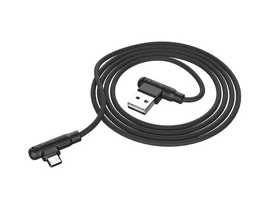 Дата кабель Hoco X46 "Pleasure" USB to MicroUSB (1m) Черный