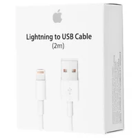 Дата кабель для Apple USB to Lightning (ААА) (2m) Белый