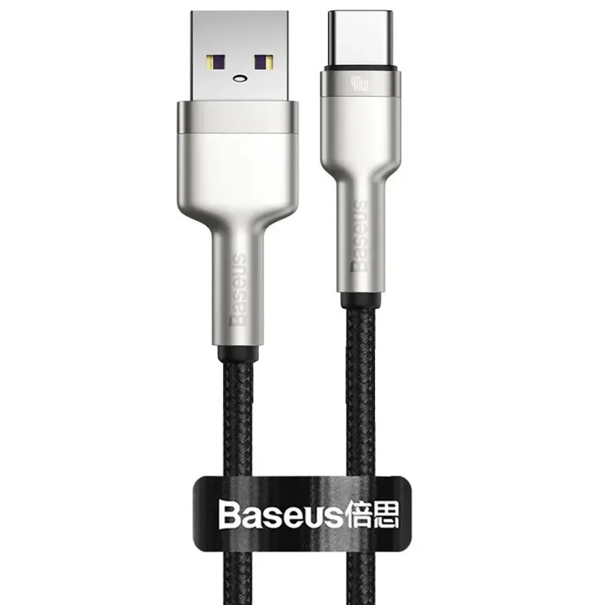 Дата кабель Baseus Cafule Series Metal USB to Type-C 40W (2m) Чорний