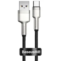 Дата кабель Baseus Cafule Series Metal USB to Type-C 40W (2m) Чорний