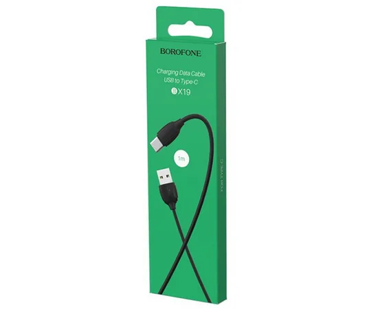 Дата кабель Borofone BX19 USB to Type-C (1m) Черный