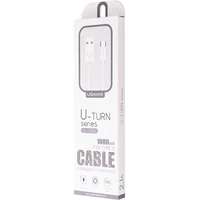 Дата кабель USAMS US-SJ099 USB to Type-C (1m) Білий
