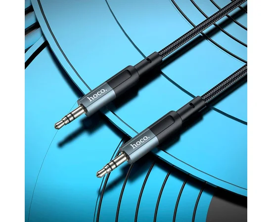 Аудио кабель Aux Hoco UPA23 (1m) Metal gray