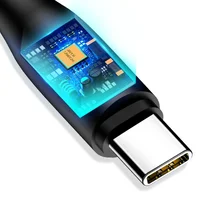 Дата кабель USAMS US-SJ267 U18 Round Type-C Cable (1m) Черный