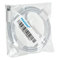 Дата кабель Foxconn для Apple iPhone Type-C to Lightning (AAA grade) (1m) (тех.пак) Білий