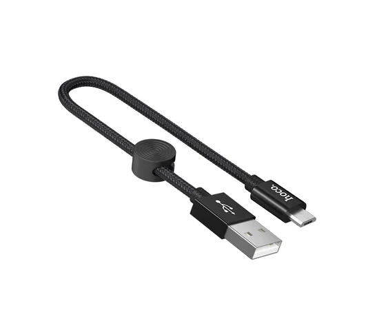 Дата кабель Hoco X35 Premium USB to MicroUSB (0,25m) Черный