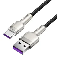 Дата кабель Baseus Cafule Series Metal USB to Type-C 40W (2m) Чорний