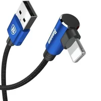 Дата кабель Baseus MVP Elbow Lightning Cable 2.4A (1m) (CALMVP) blue