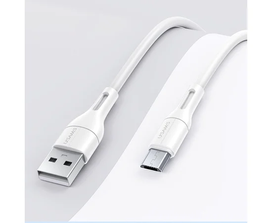 Дата кабель USAMS US-SJ502 U68 USB to MicroUSB (1m) Белый