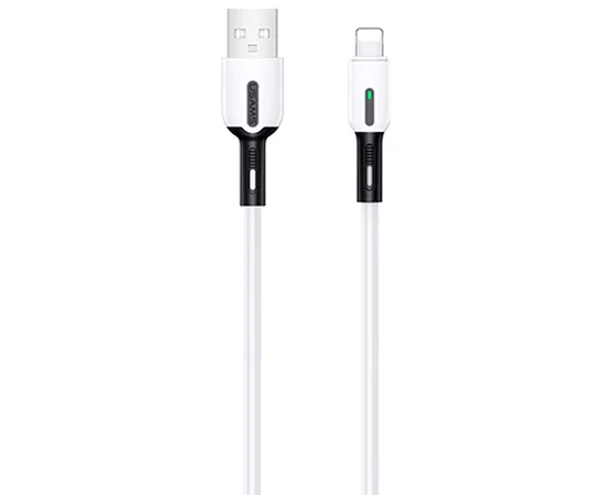 Дата кабель Usams US-SJ456 U51 Silicone USB to Lightning (2m) Белый