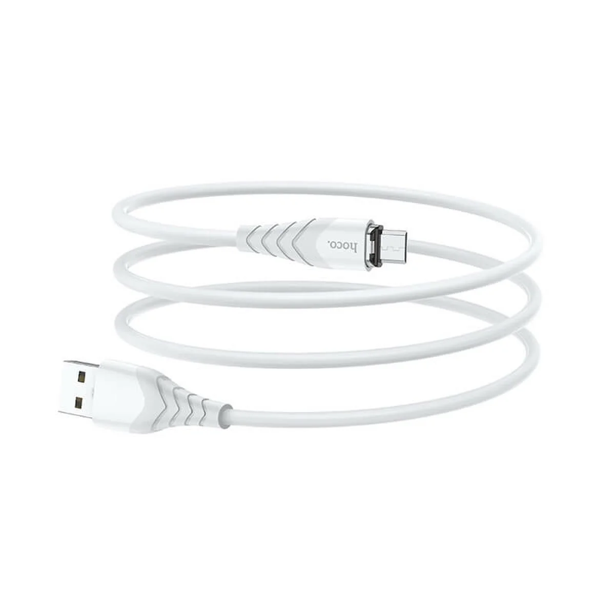 Дата кабель Hoco X63 "Racer" USB to MicroUSB (1m) Белый