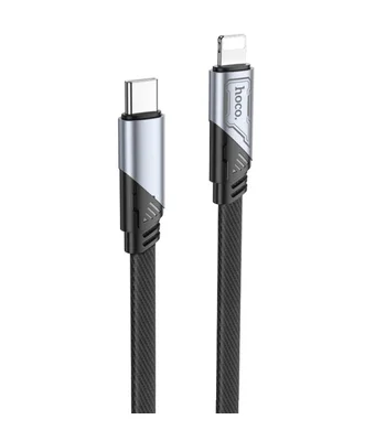 Дата кабель Hoco U119 Machine charging data Type-C to Lightning 27W (1.2m) Black