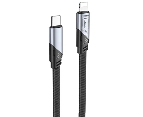 Дата кабель Hoco U119 Machine charging data Type-C to Lightning 27W (1.2m) Black