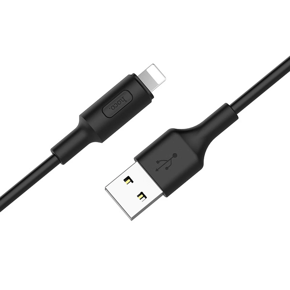 Дата кабель Hoco X25 Soarer Lightning Cable (1m) Чорний