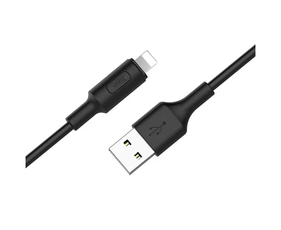 Дата кабель Hoco X25 Soarer Lightning Cable (1m) Черный