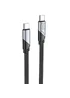 Дата кабель Hoco U119 Machine charging data Type-C to Type-C 60W (1.2m) Black