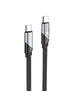 Дата кабель Hoco U119 Machine charging data Type-C to Type-C 60W (1.2m) Black