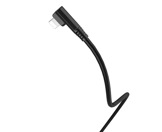 Дата кабель Hoco U83 "Puissant Silicone" Lightning (1.2 m) Черный