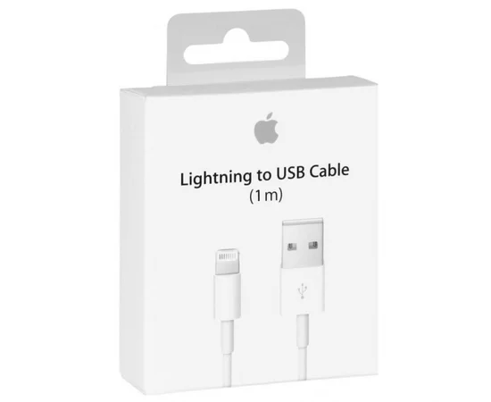 Дата-кабель для iPhone USB to Lightning 1m (box)  Белый