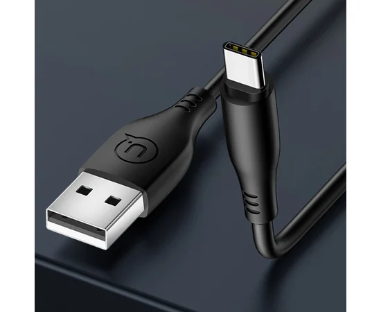 Дата кабель USAMS US-SJ267 U18 Round Type-C Cable (1m) Черный