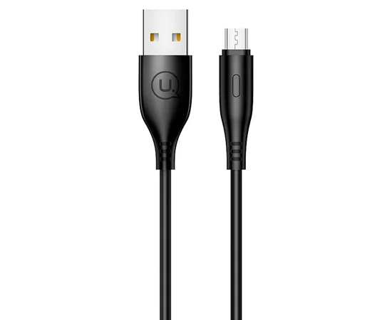 Дата кабель USAMS US-SJ268 U18 Round MicroUSB Cable (1m) Черный
