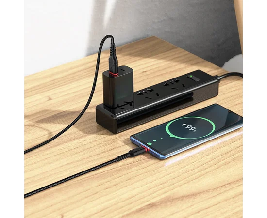 Дата кабель Hoco X59 Victory USB to Type-C (1m) Черный