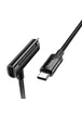 Дата кабель Hoco U135 Incredible 2in1 Type-C to Lightning/Type-C (1m) Black