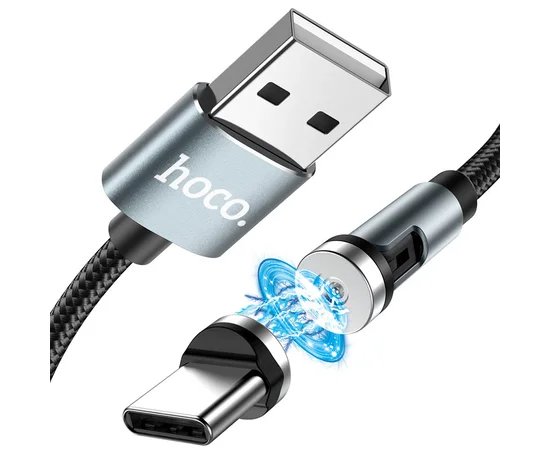 Дата кабель Hoco U94 "Universal magnetic" Type-C (1.2 m) Черный